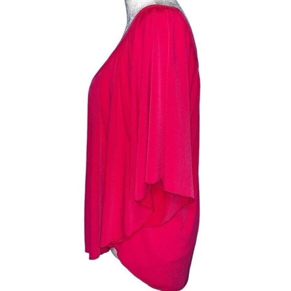Express hot pink ruffle blouse XS - Picture 3 of 5